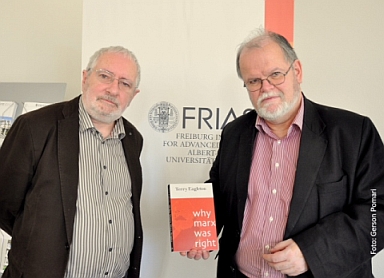 Terry Eagleton mit FRIAS-Sprecher Werner Frick