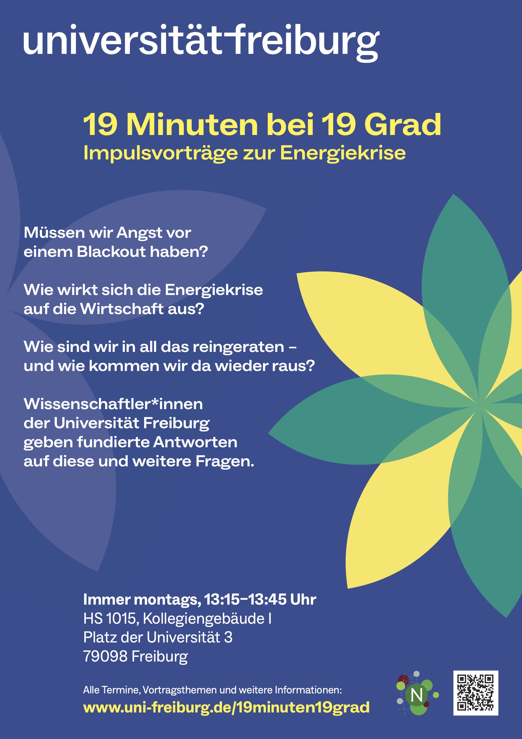 19 Minuten bei 19 Grad: Impulsvorträge zur Energiekrise