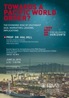 Freiburger Horizonte - Lecture with Hal Hill on June 24, 2015