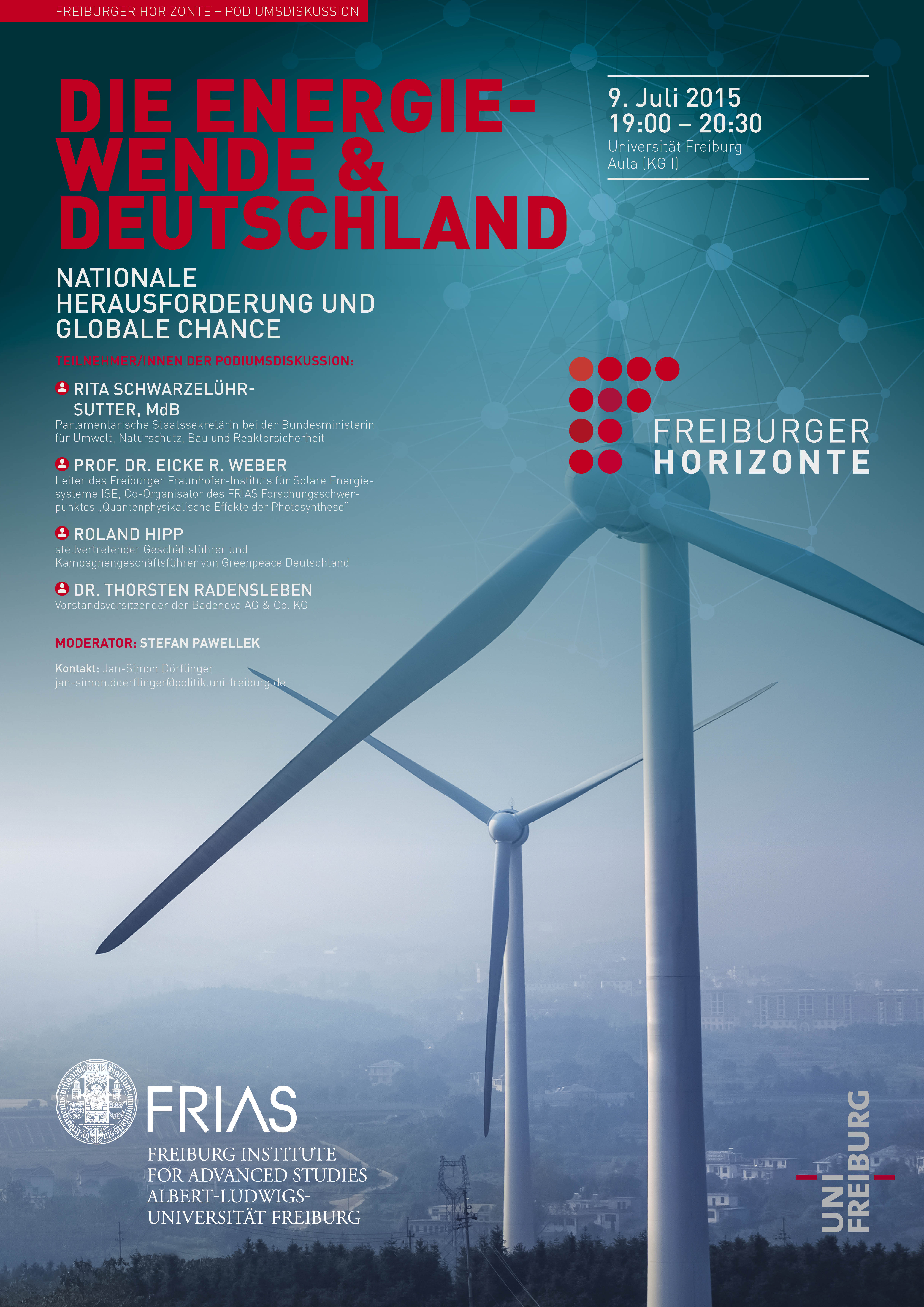 Freiburger Horizonte: Germany's Energy Transition on July 9, 2015